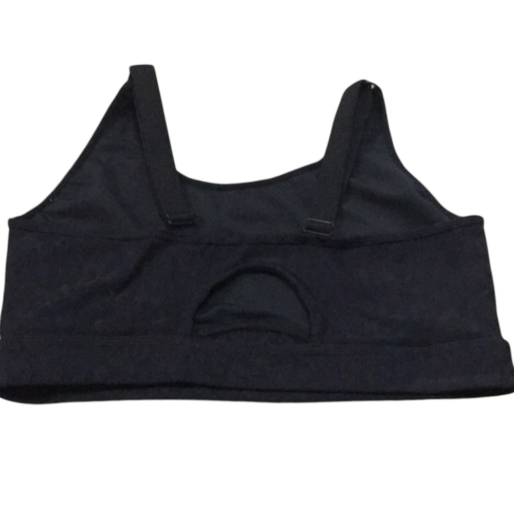 Mono b- Black leopard print sports bra. Size L